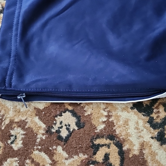 STARTER Blue and White Stripe Jogger Sweatpants Athletic Fit; Navy, Size:XL - Picture 3 of 13